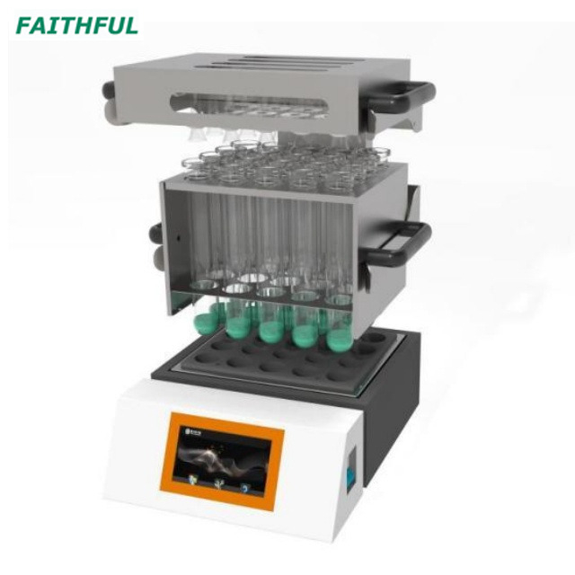 Automatic Kjeldahl Nitrogen Analyzer + Automatic Lifting Curve Temperature Rising Digester 