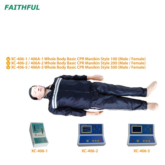 XC-406Series Whole Body Basic CPR Manikin (Male / Female)